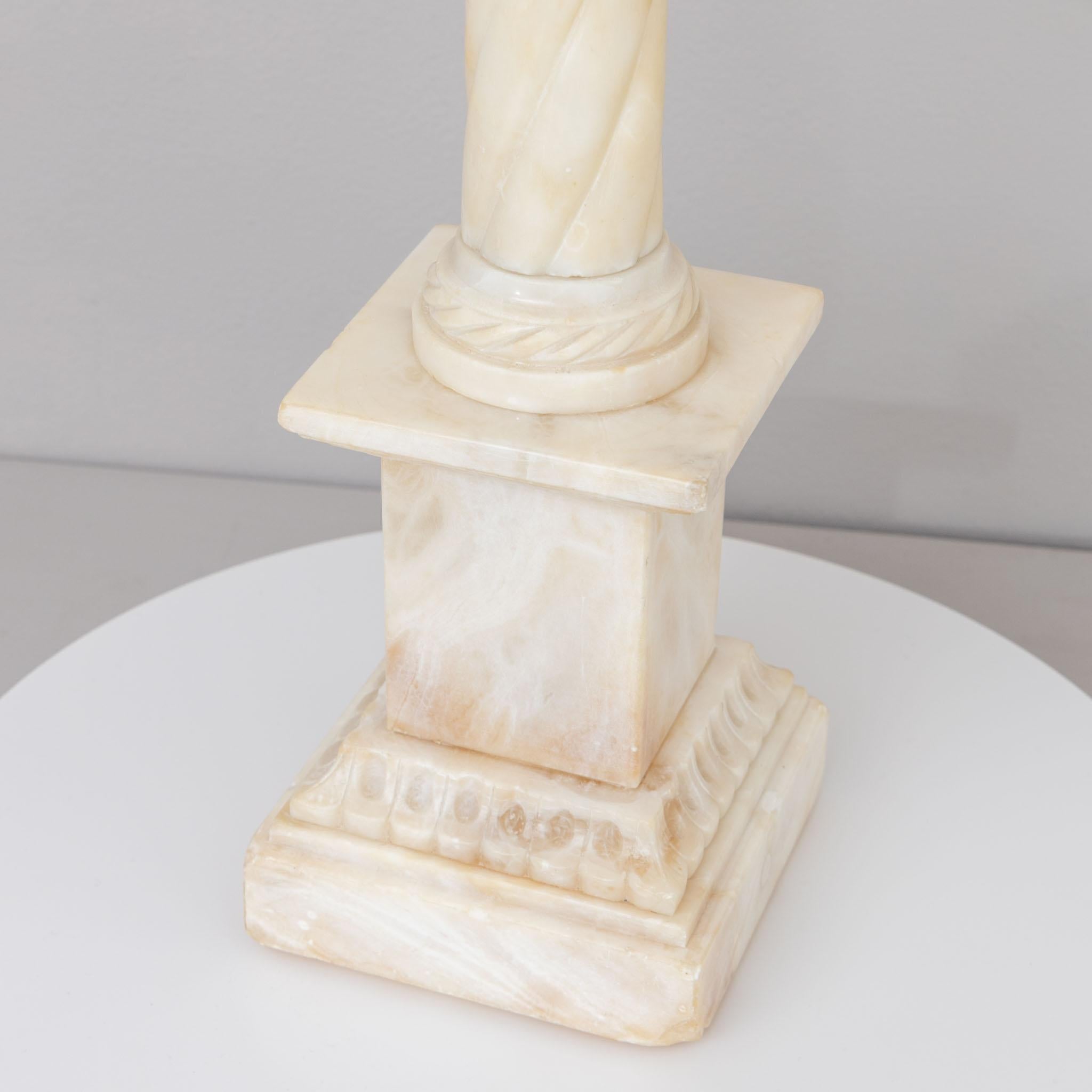 italien Buste de mercure avec colonne, 19e siècle en vente