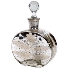 Mercury Glass Decorative Bottle Vanity Table Piece