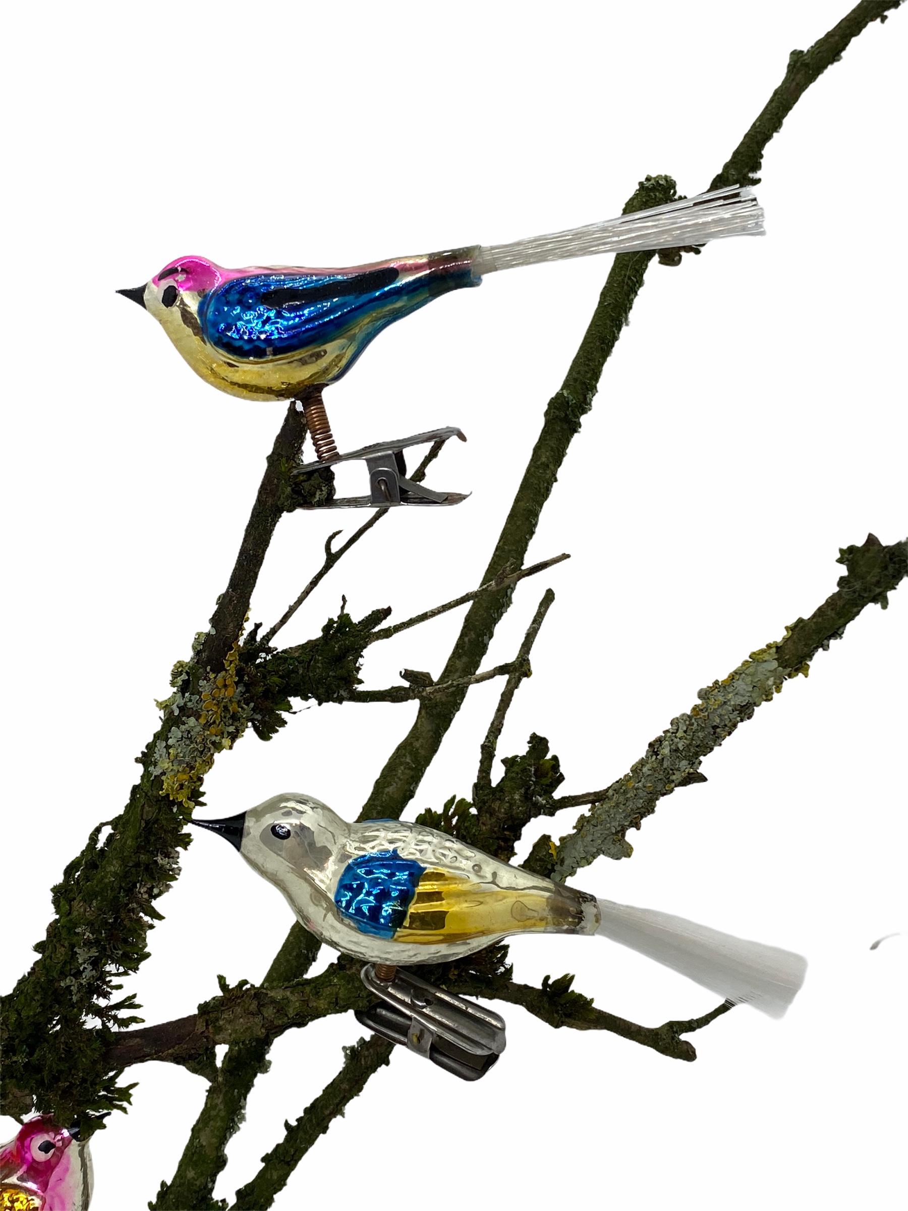 clip on birds for christmas tree