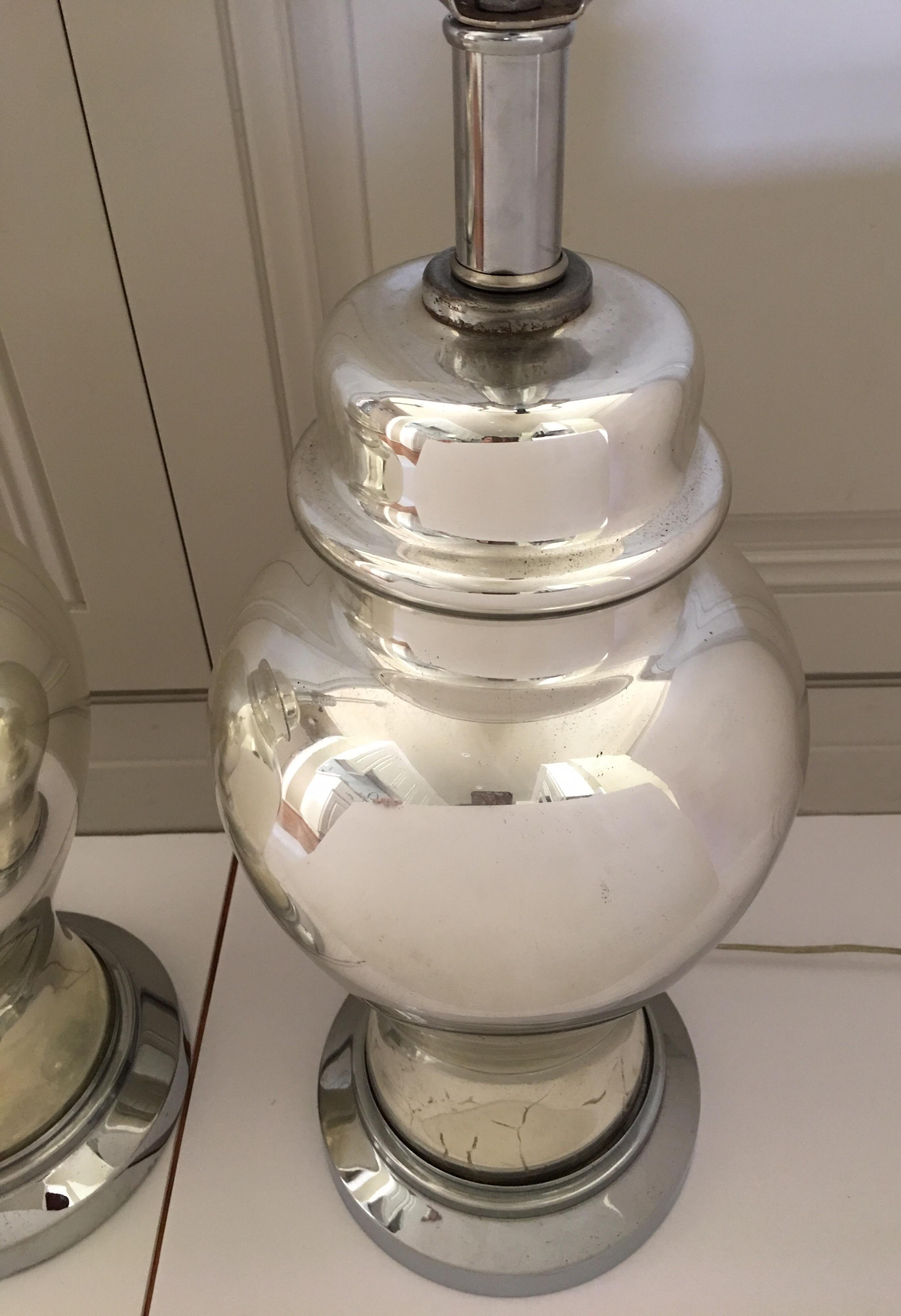mirrored ginger jar