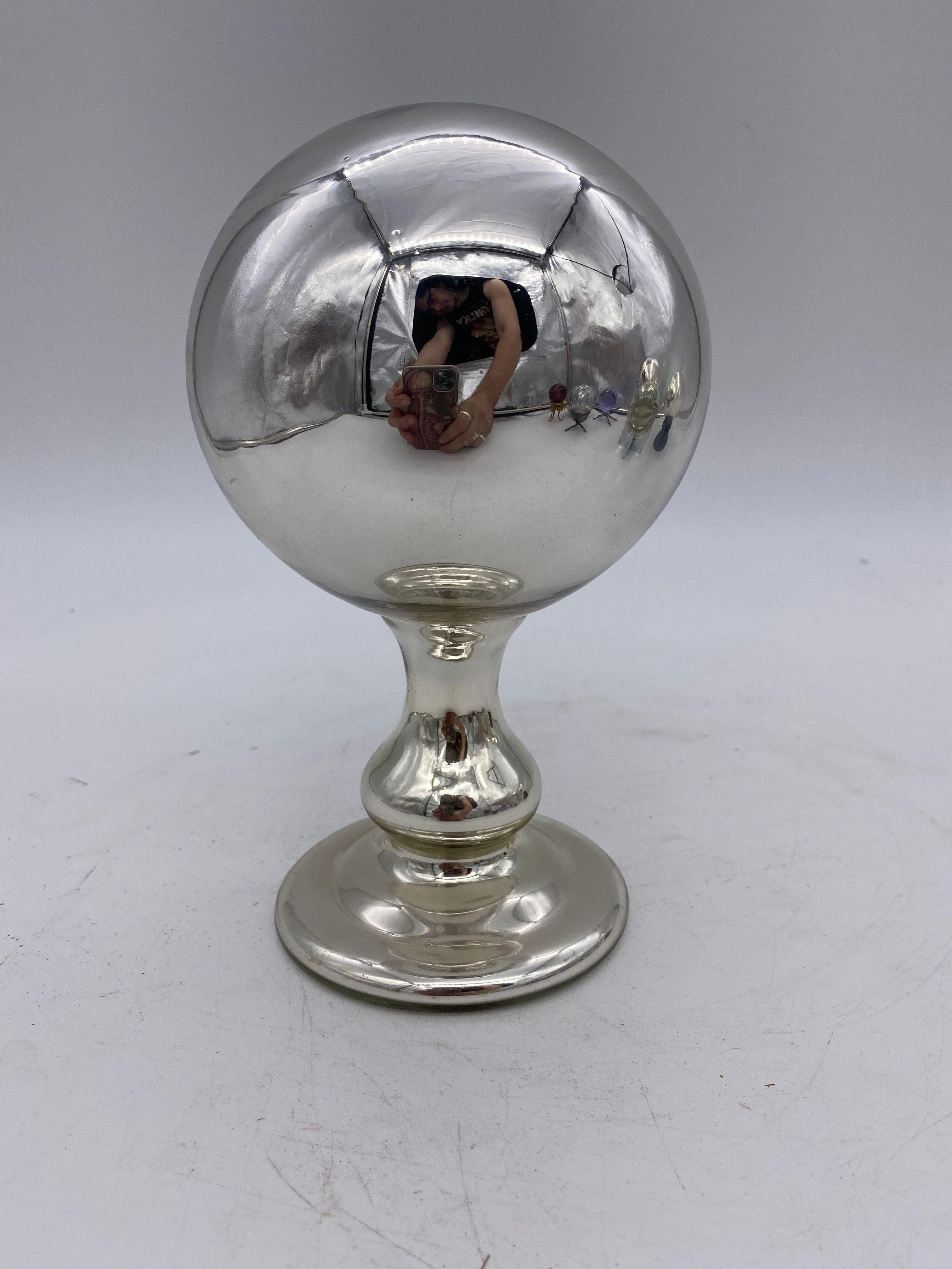 American Mercury Glass Sphere with Stands Collection