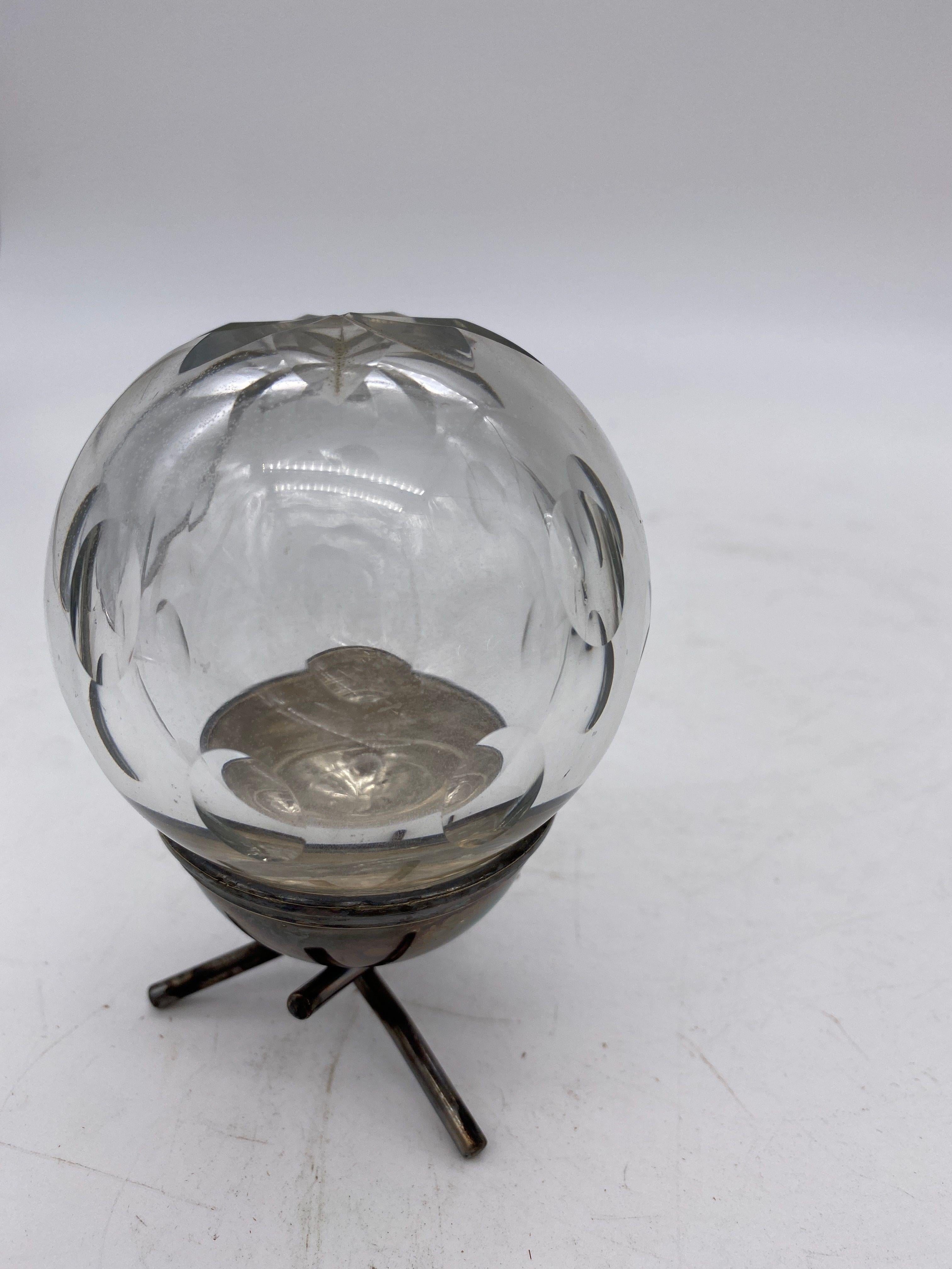 Mercury Glass Sphere with Stands Collection 2
