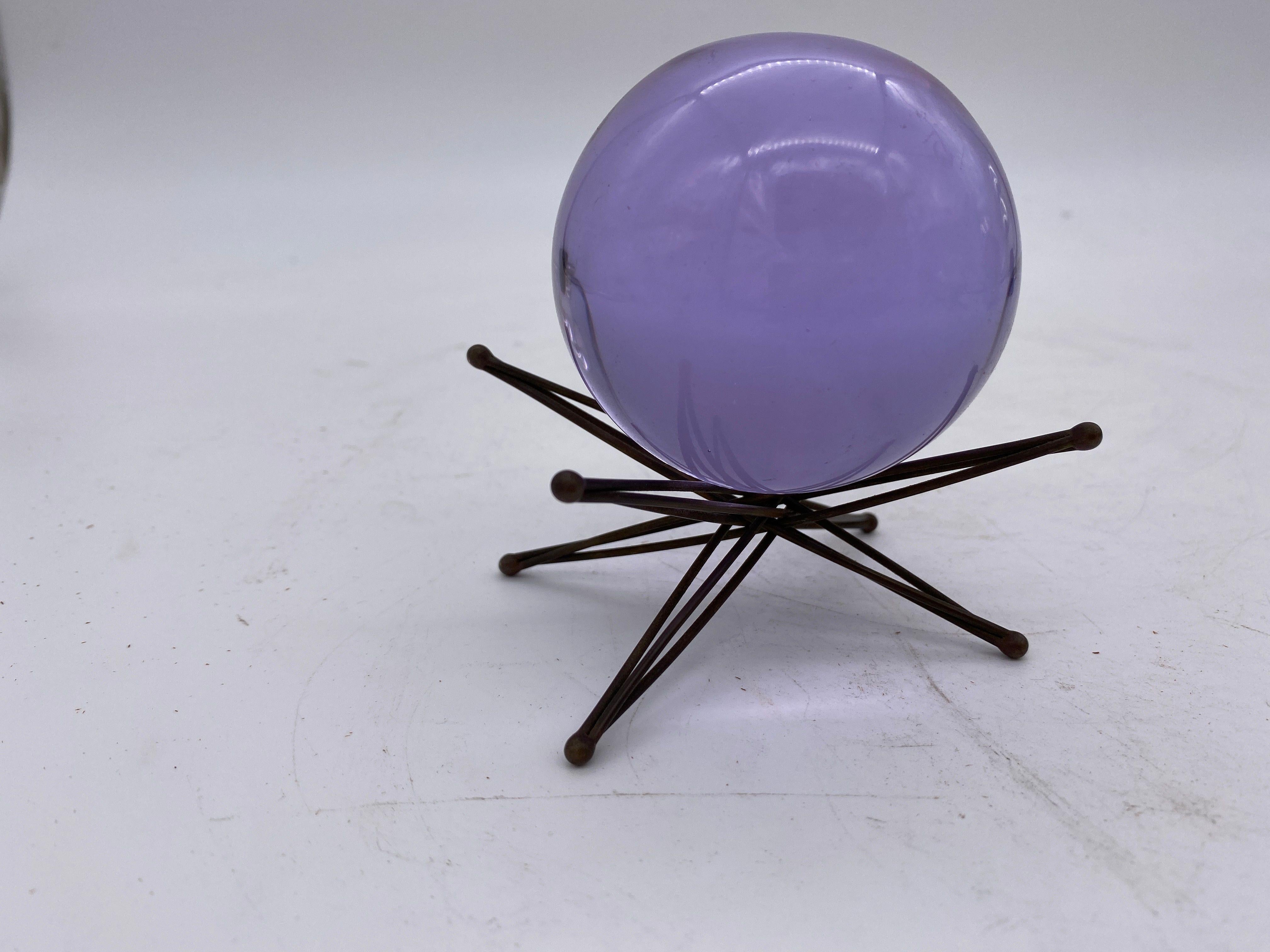 Mercury Glass Sphere with Stands Collection 3