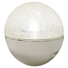 Italienische Quecksilberglas-Kugel-Tischlampe aus den 1970er Jahren
