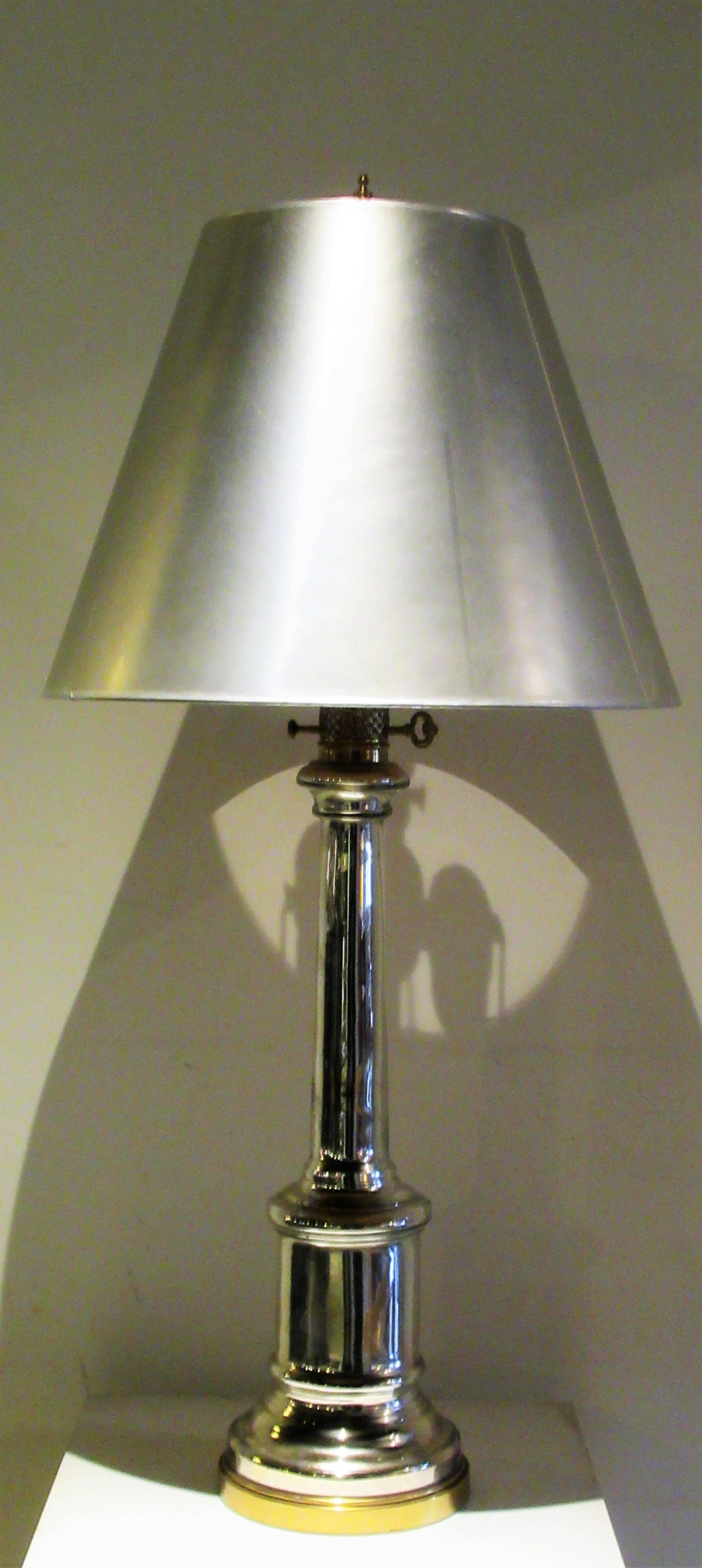 20th Century Mercury Glass Lamp by Warren Kessler