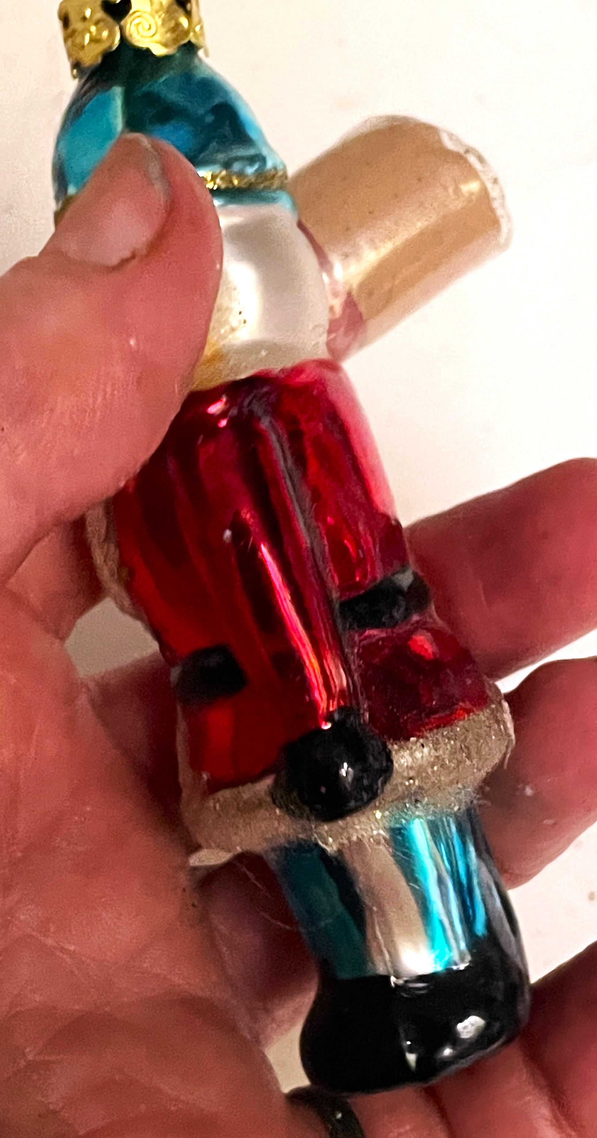 Ornamento per l'albero di Natale con schiaccianoci in vetro di Mercurio in vendita 3