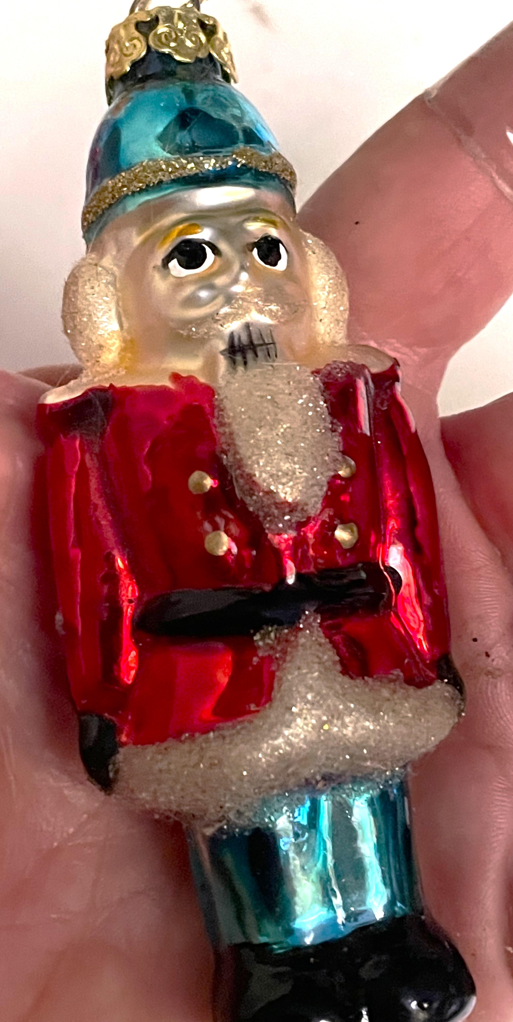 Ornamento per l'albero di Natale con schiaccianoci in vetro di Mercurio in vendita 5