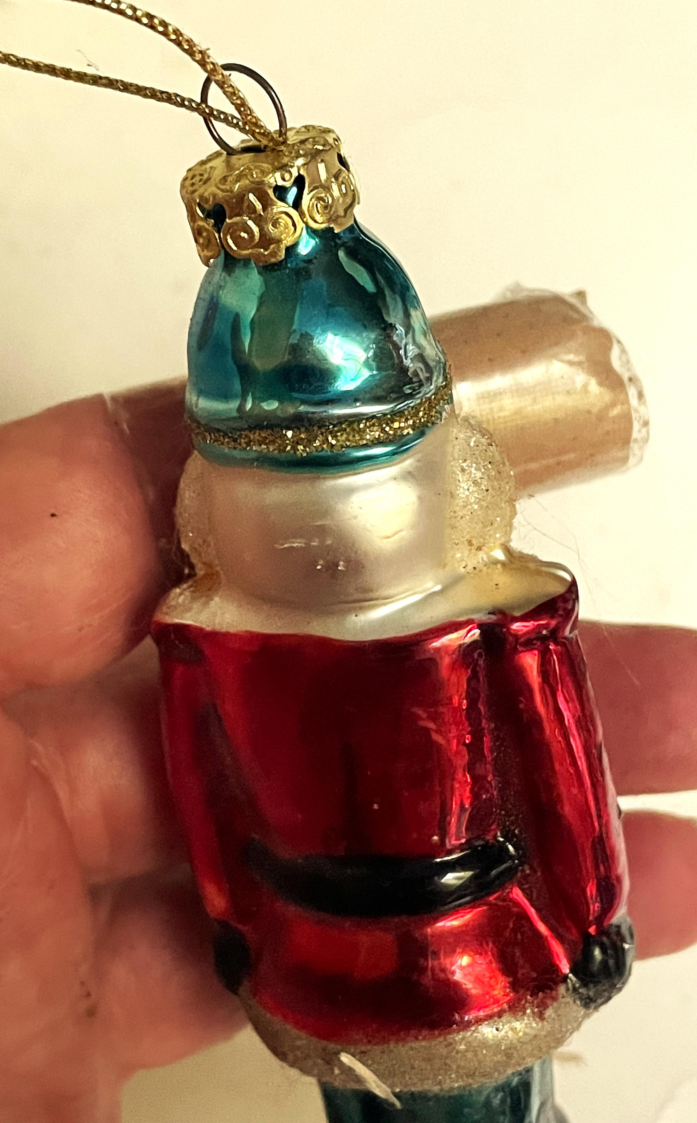 Ornamento per l'albero di Natale con schiaccianoci in vetro di Mercurio in vendita 1