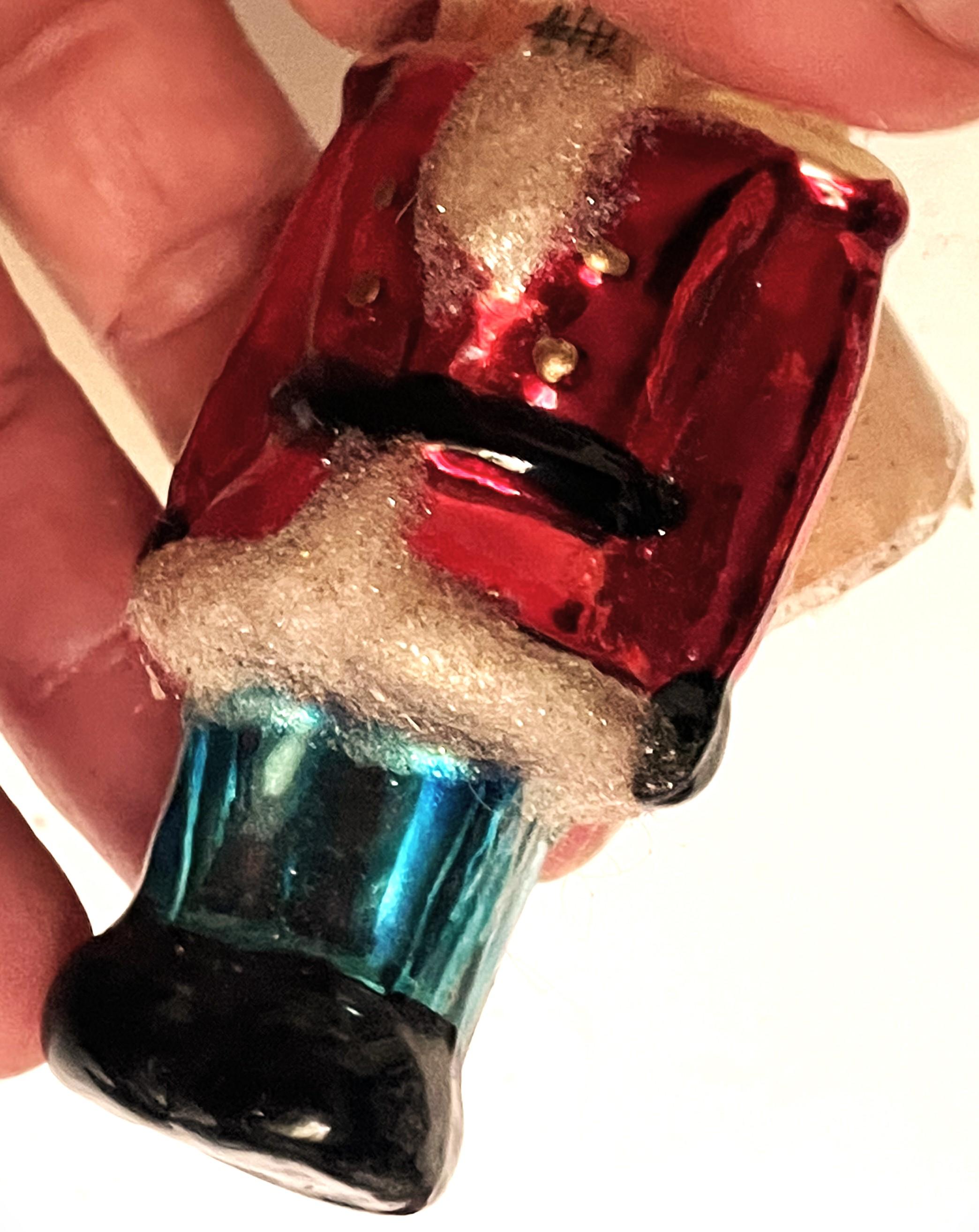 Ornamento per l'albero di Natale con schiaccianoci in vetro di Mercurio in vendita 2