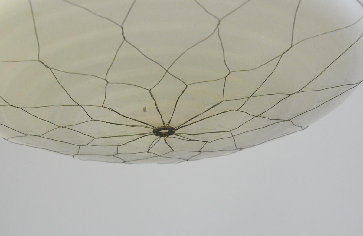 Mercury Glass Pendant Light by Adolf Meyer for Zeiss, 1930s In Good Condition In Gloucester, GB