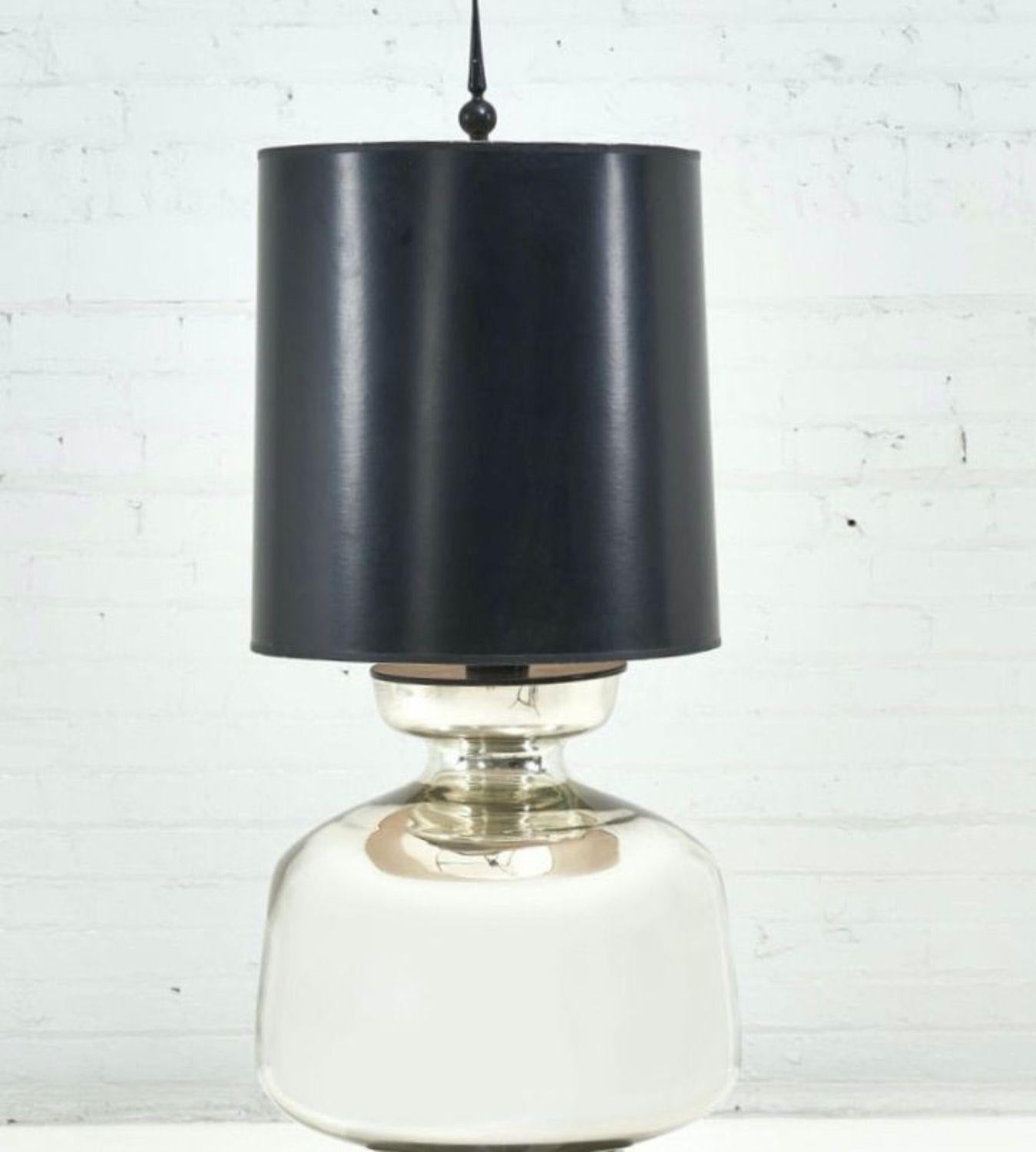 Mid-Century Modern Mercury Glass Table Lamp, 1960 For Sale