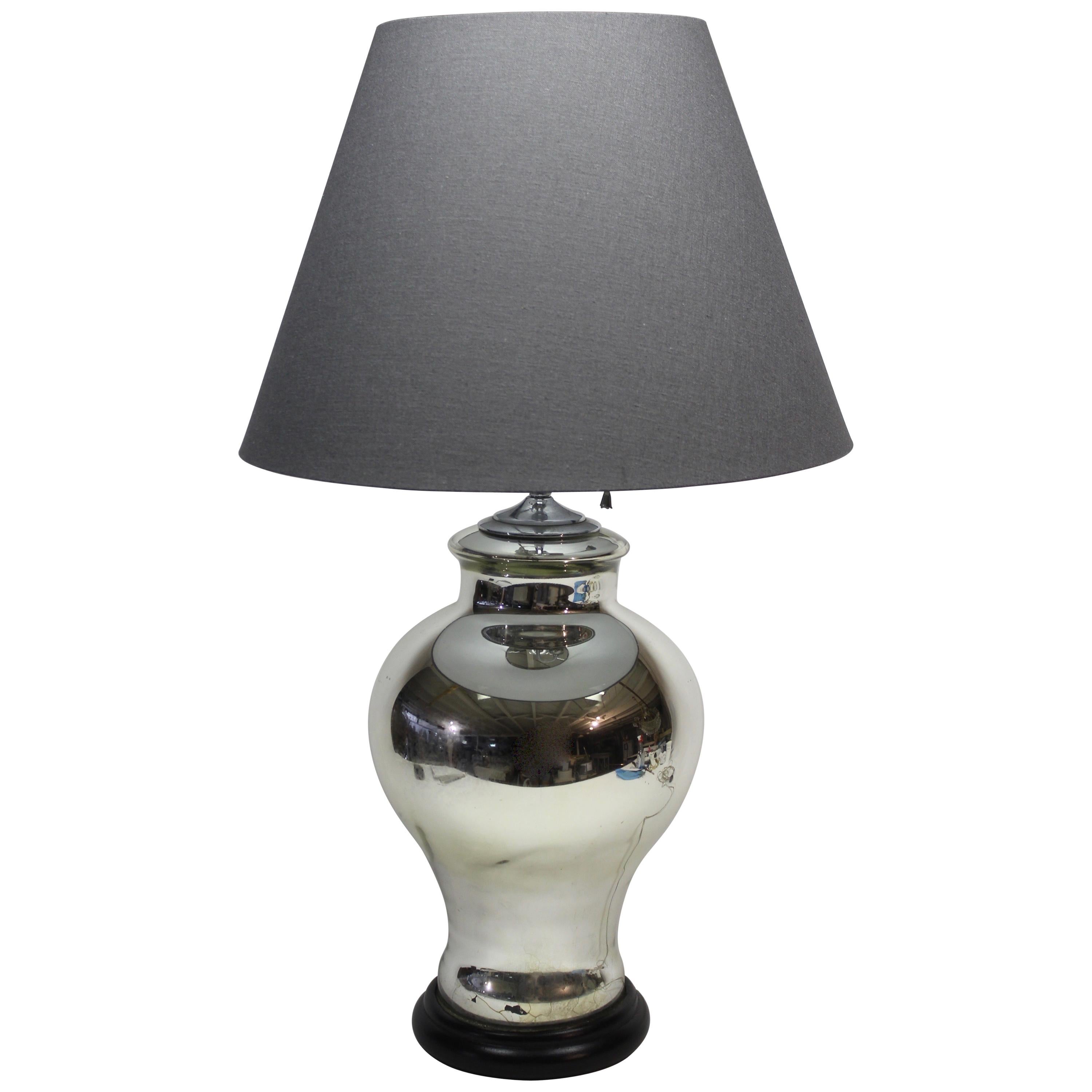 Mercury Glass Table Lamp