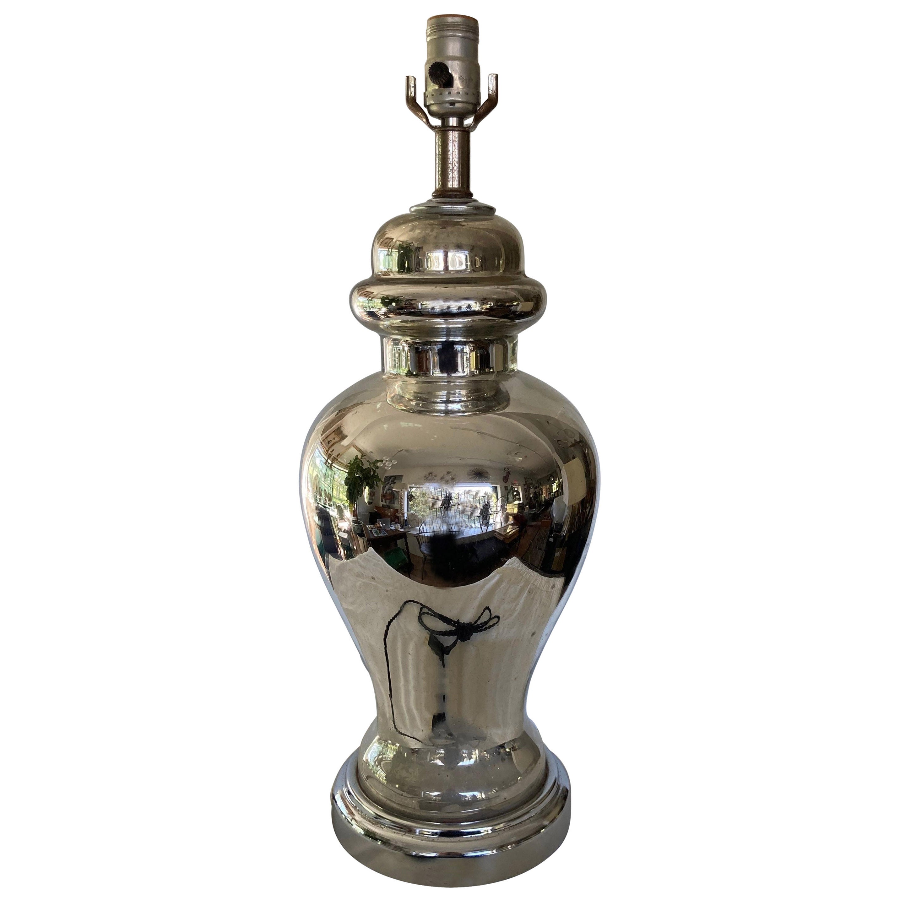 Mercury Glass Table Lamp