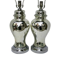 Mercury Glass Table Lamps.