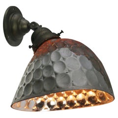 Mercury Glass Vintage Industrial Scone Wall Lamp