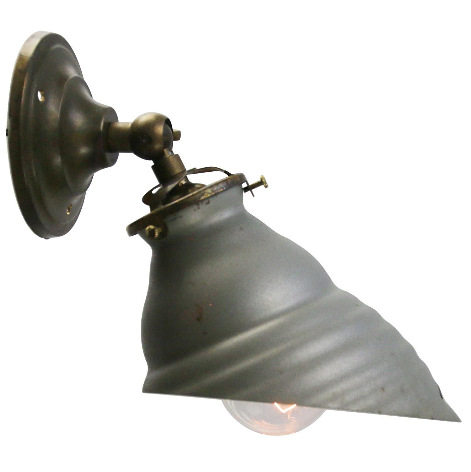 Spanish Mercury Glass Vintage Industrial Scones Wall Lamps