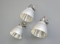 Mercury Glass Wall Lights By Zeiss Ikon Circa 1930s