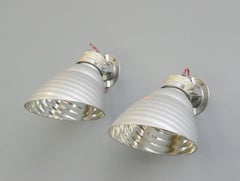 Mercury Glass Wall Lights by Zeiss Ikon, Circa 1930s