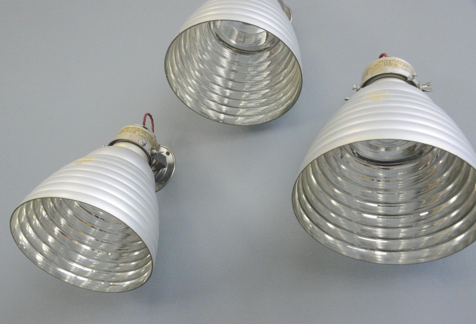 Mid-20th Century Mercury Glass Wall Lights by Zeiss Ikon, Circa 1930s For Sale