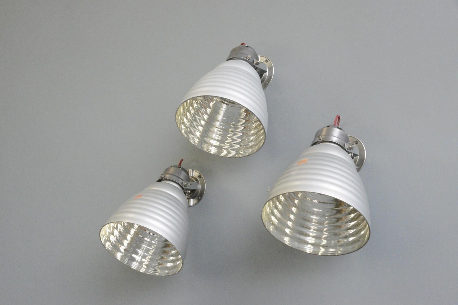 Mercury Glass Wall Lights By Zeiss Ikon Circa 1930s For Sale 1