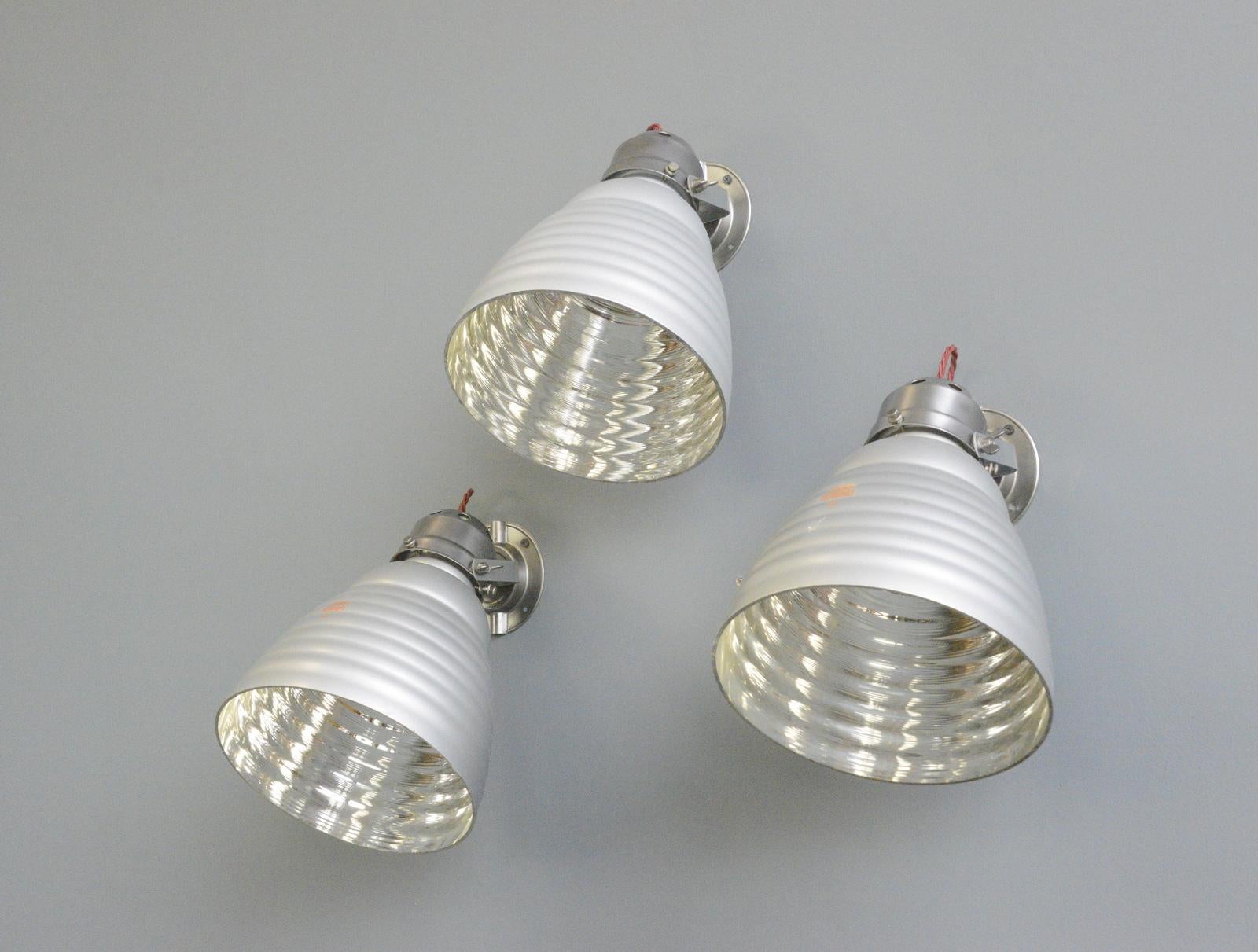 Mercury Glass Wall Lights By Zeiss Ikon Circa 1930s For Sale 2