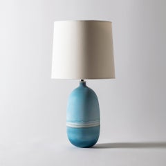 Lampe Mercury bleu ardoise d'Elyse Graham