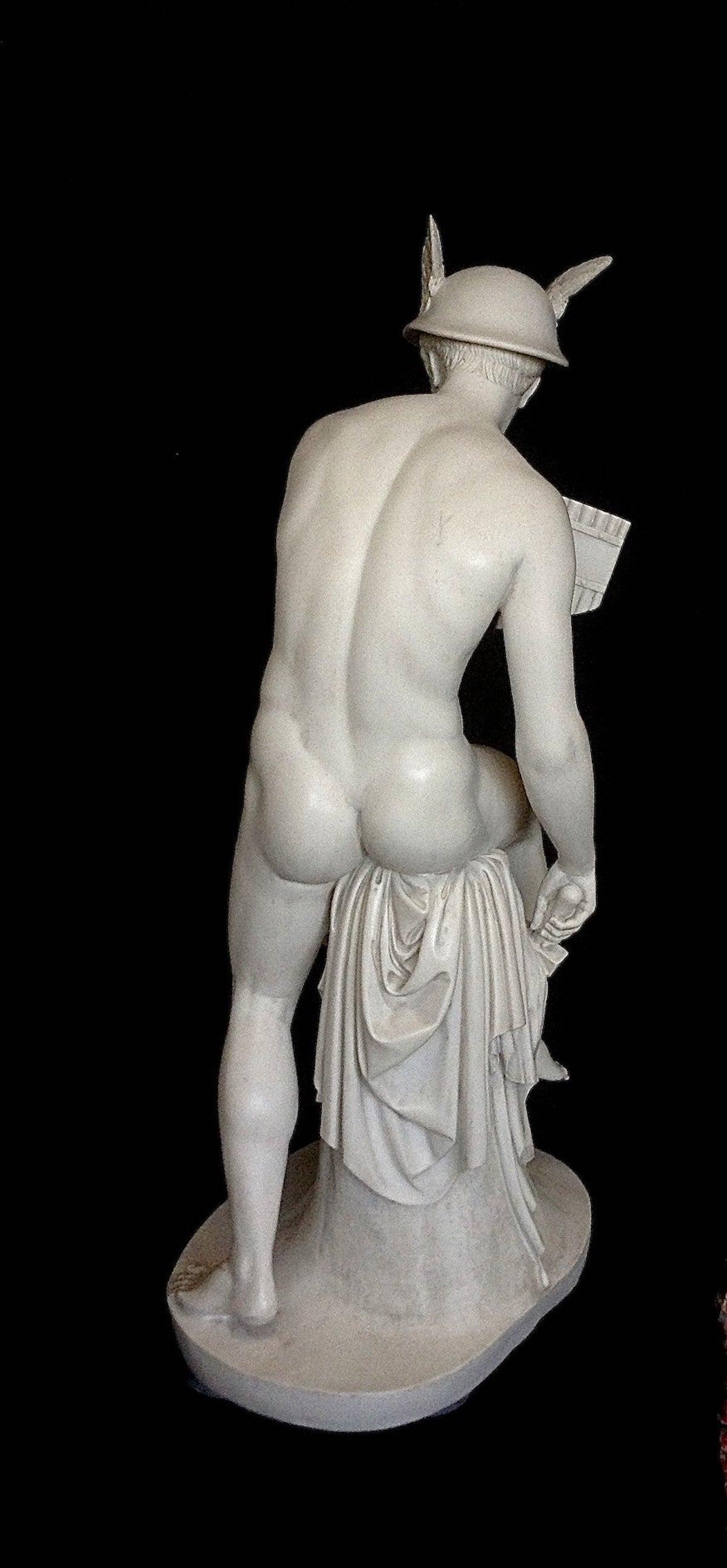 Mercury Marble Bust Sculpture, 20th Century 1