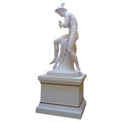 Mercury Marble Bust Sculpture, 20th Century