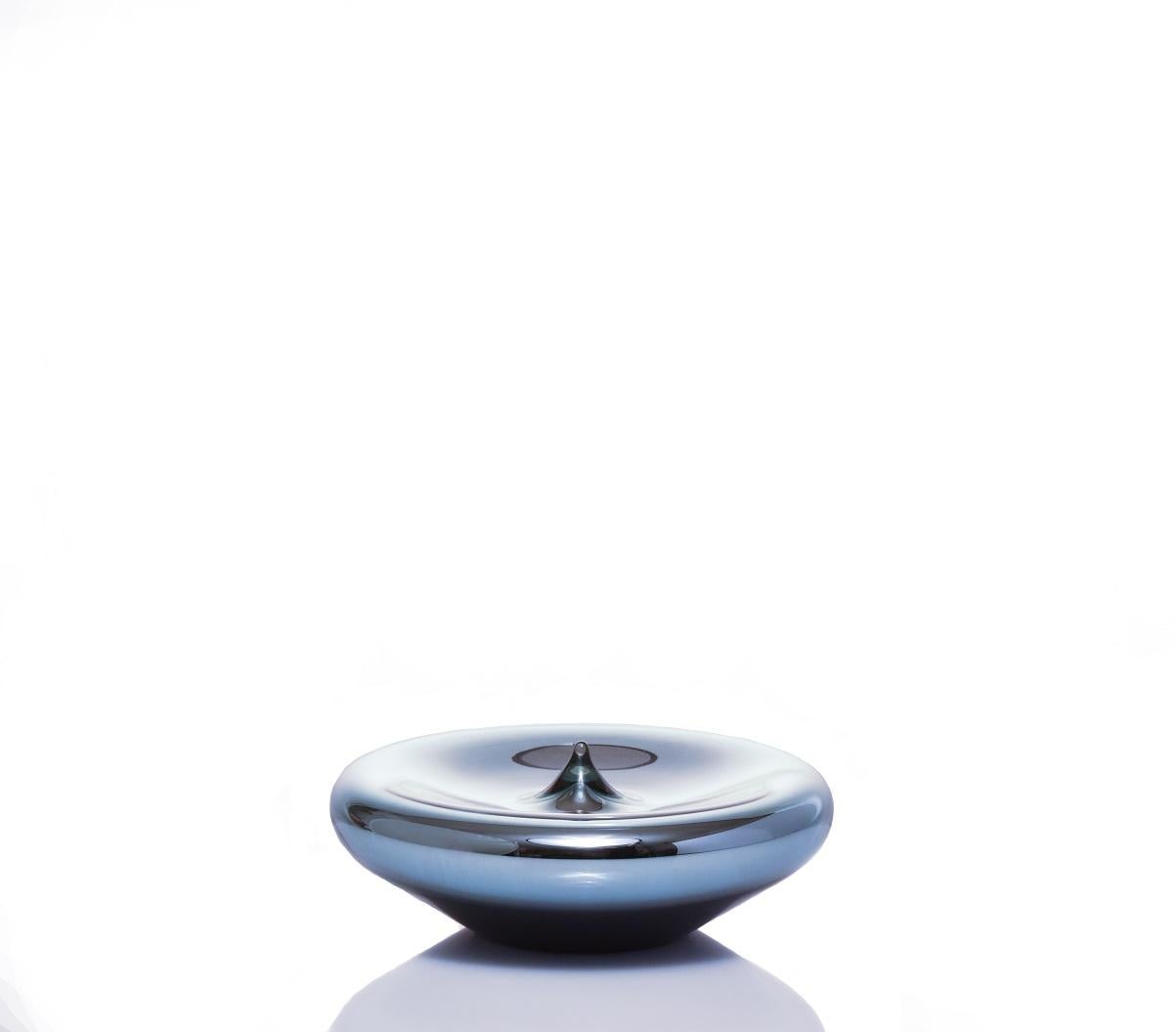 Serie Mercury, conjunto de cuatro objetos contemporáneos de vidrio hechos a mano, por encargo Vidrio soplado en venta