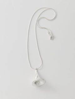 Mercury Unique Pendant Necklace in Silver by Aur Studio
