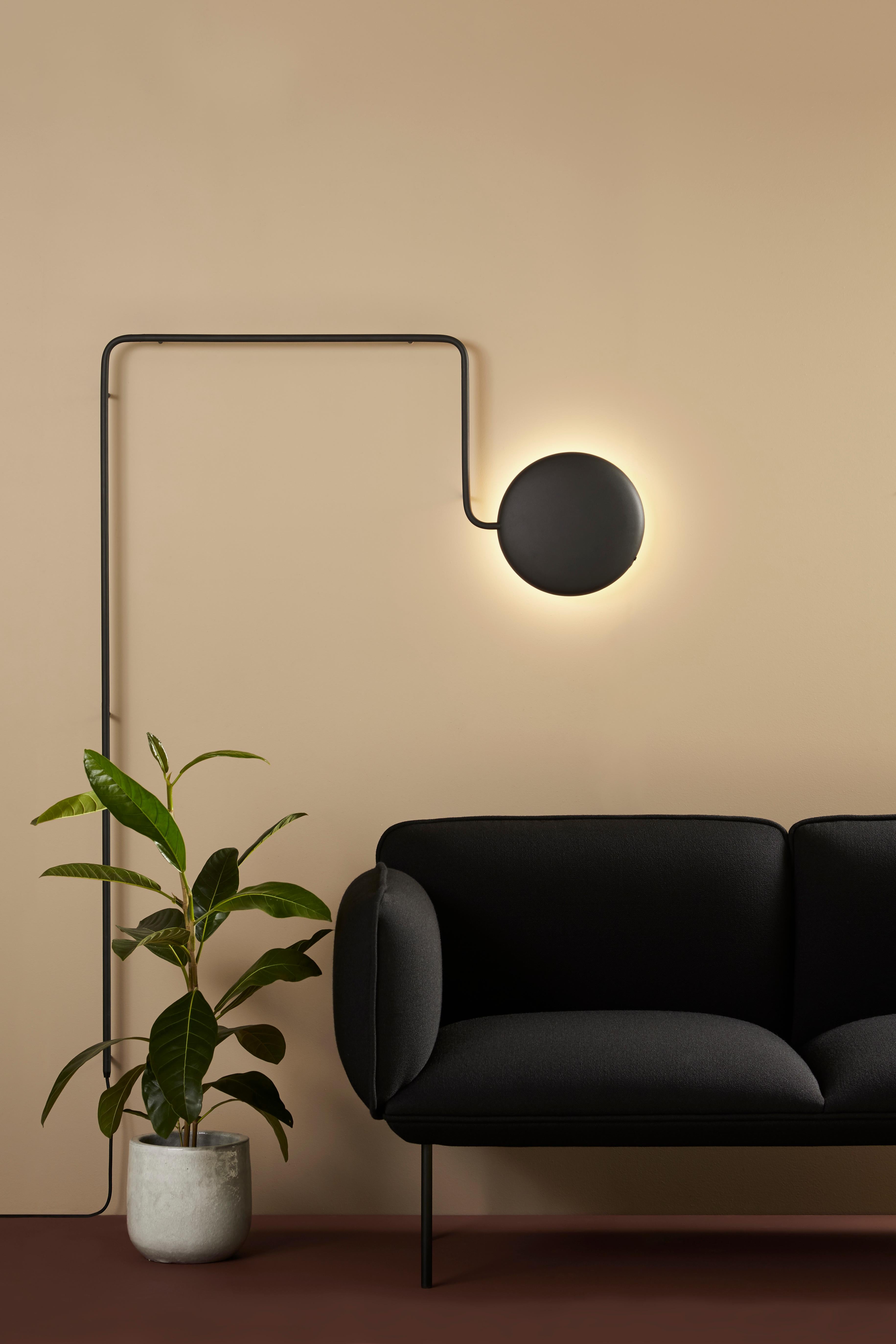 Post-Modern Mercury Wall Lamp by Jeanette Holdgaard For Sale