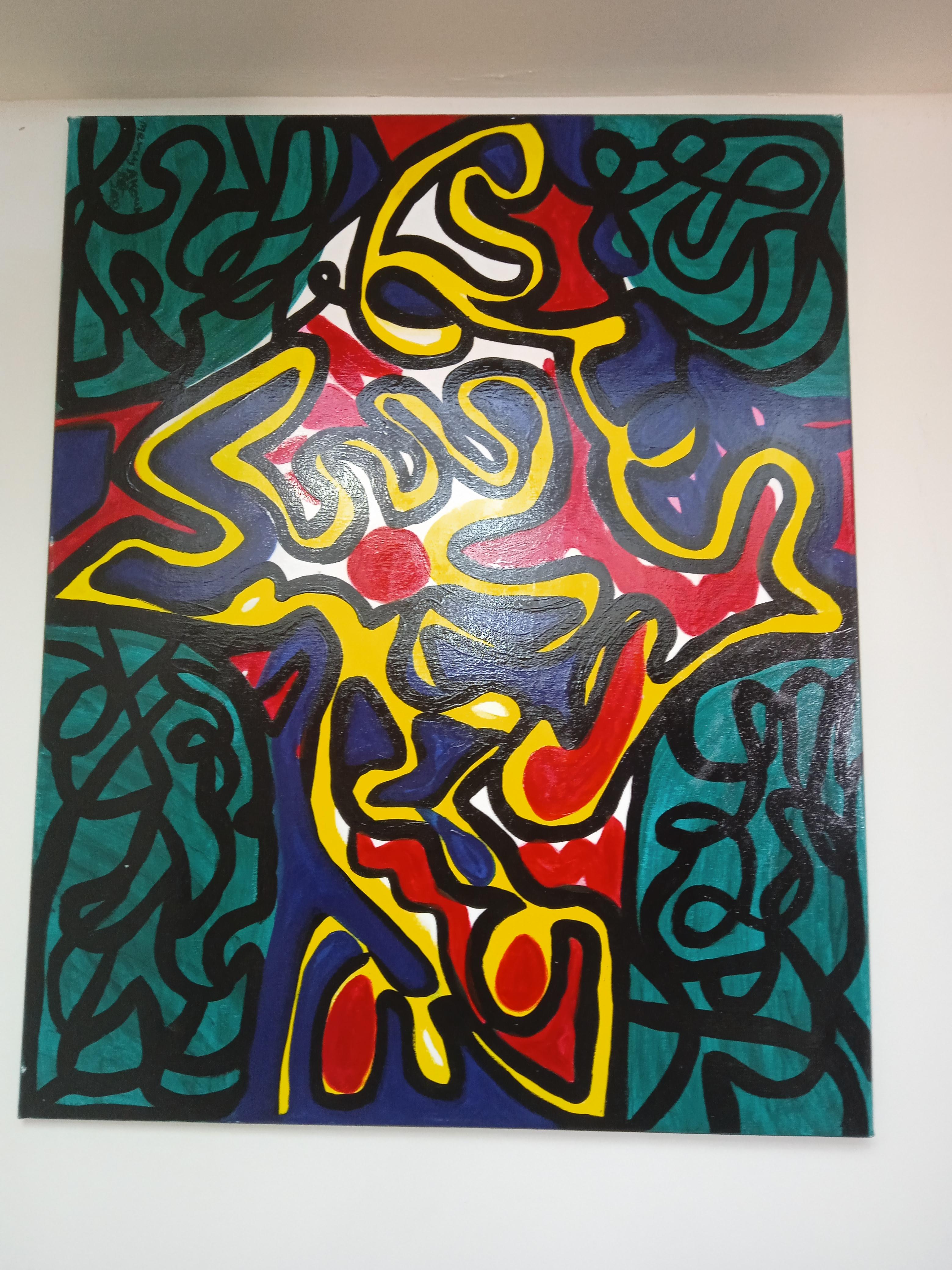 Abstract Painting Mercy akowe  - Éternité 