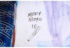 Large African Playing Cards Collage Painting Mercy Moyo Zimbabwe Woman Artist