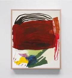 "Holding You" Original Abstract Painting on Paper by Meredith C. Bullock