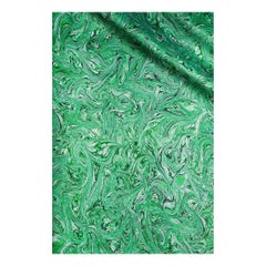 Tessuto Meredith in velluto verde