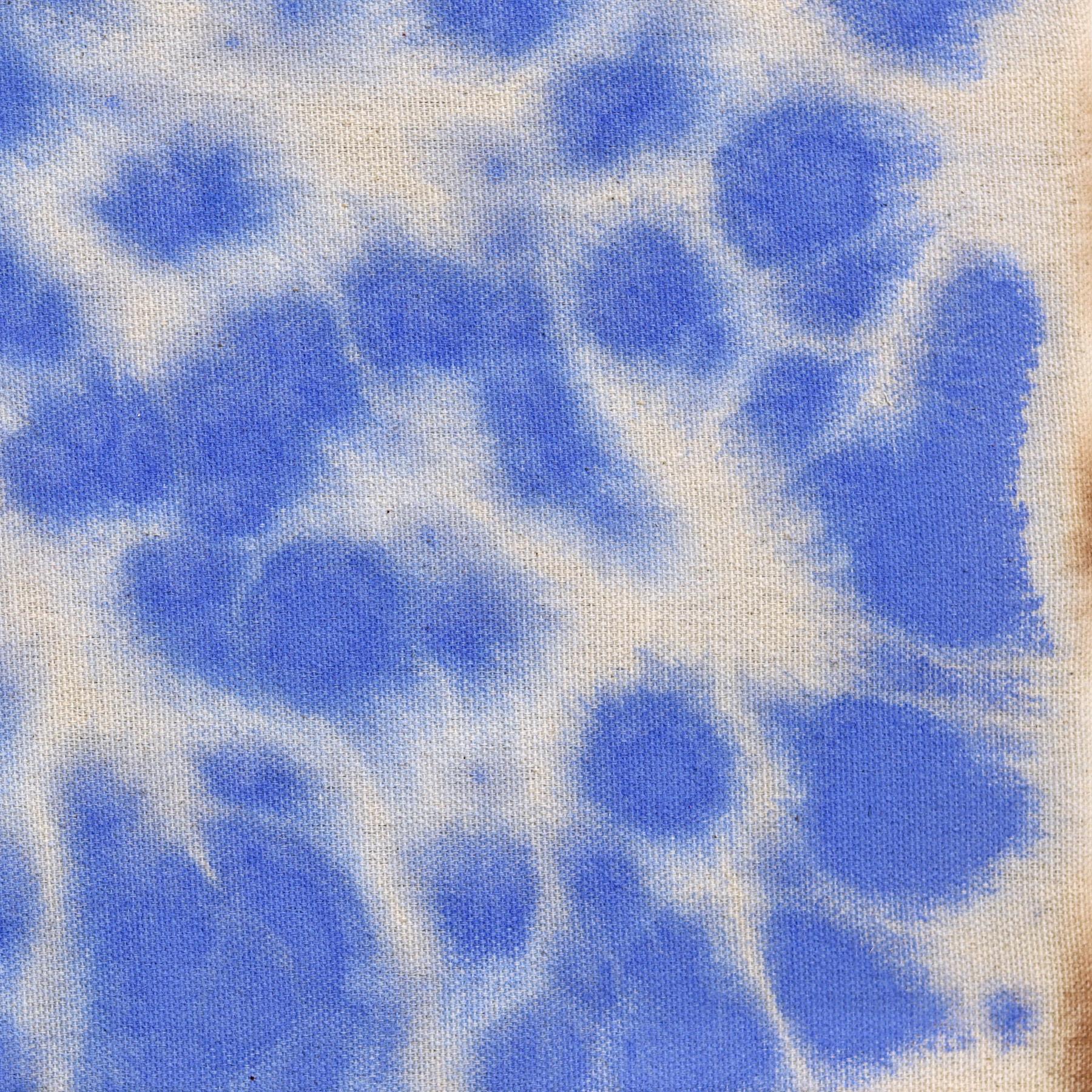 Memory Stack I - Peinture florale abstraite moderne inspirée de l'art populaire sur toile brute en vente 3