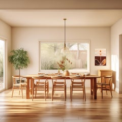 Seeing Bloom - Abstract Contemporary Folk Art Inspired Painting on Raw Canvas