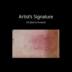 Two 12x12 in. Artworks by Meredith Walker - Sun No. 27 + Mourning on the Vine