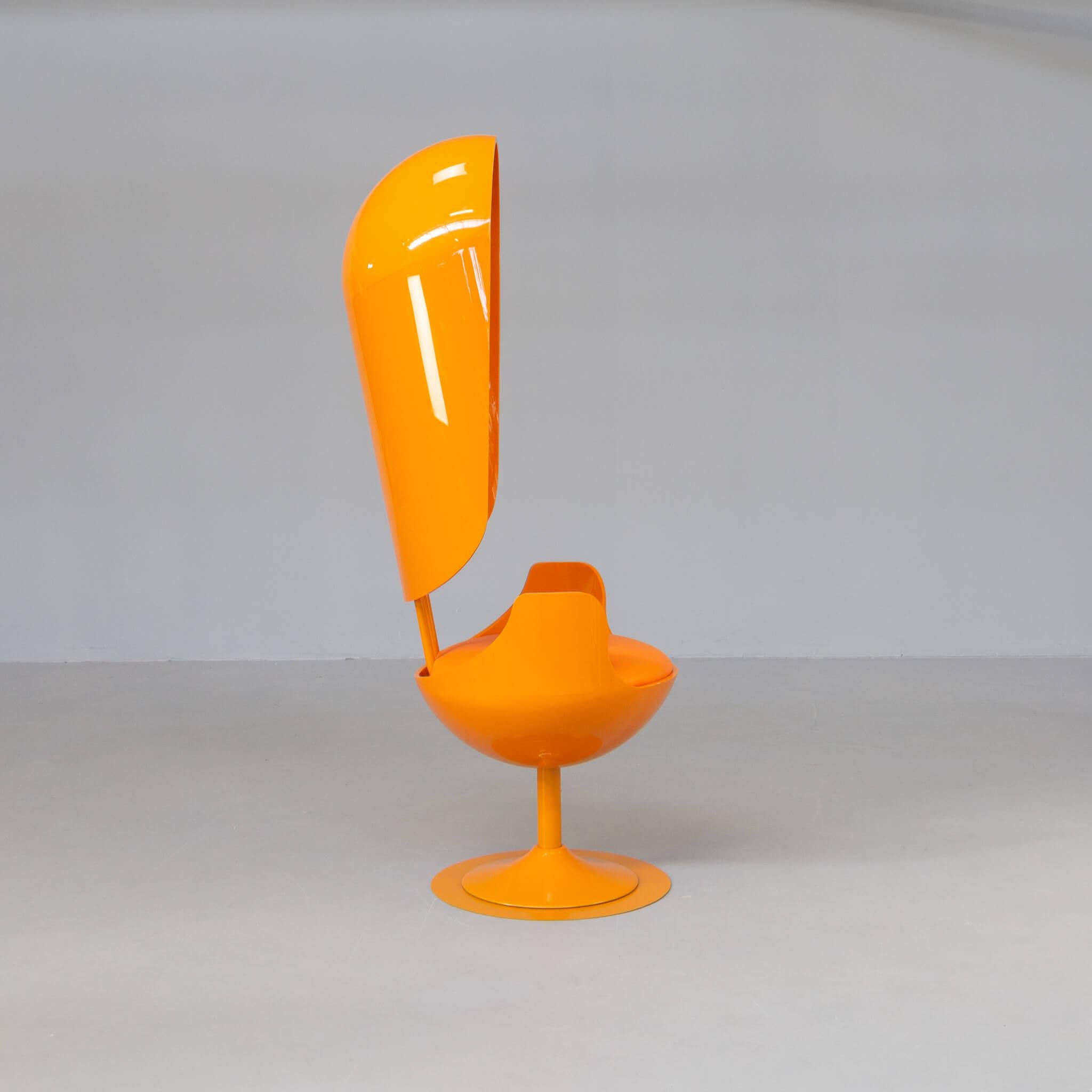 Merel Bekking ‘Scientifically’ Orange Swivel Chair In Good Condition For Sale In Amstelveen, Noord