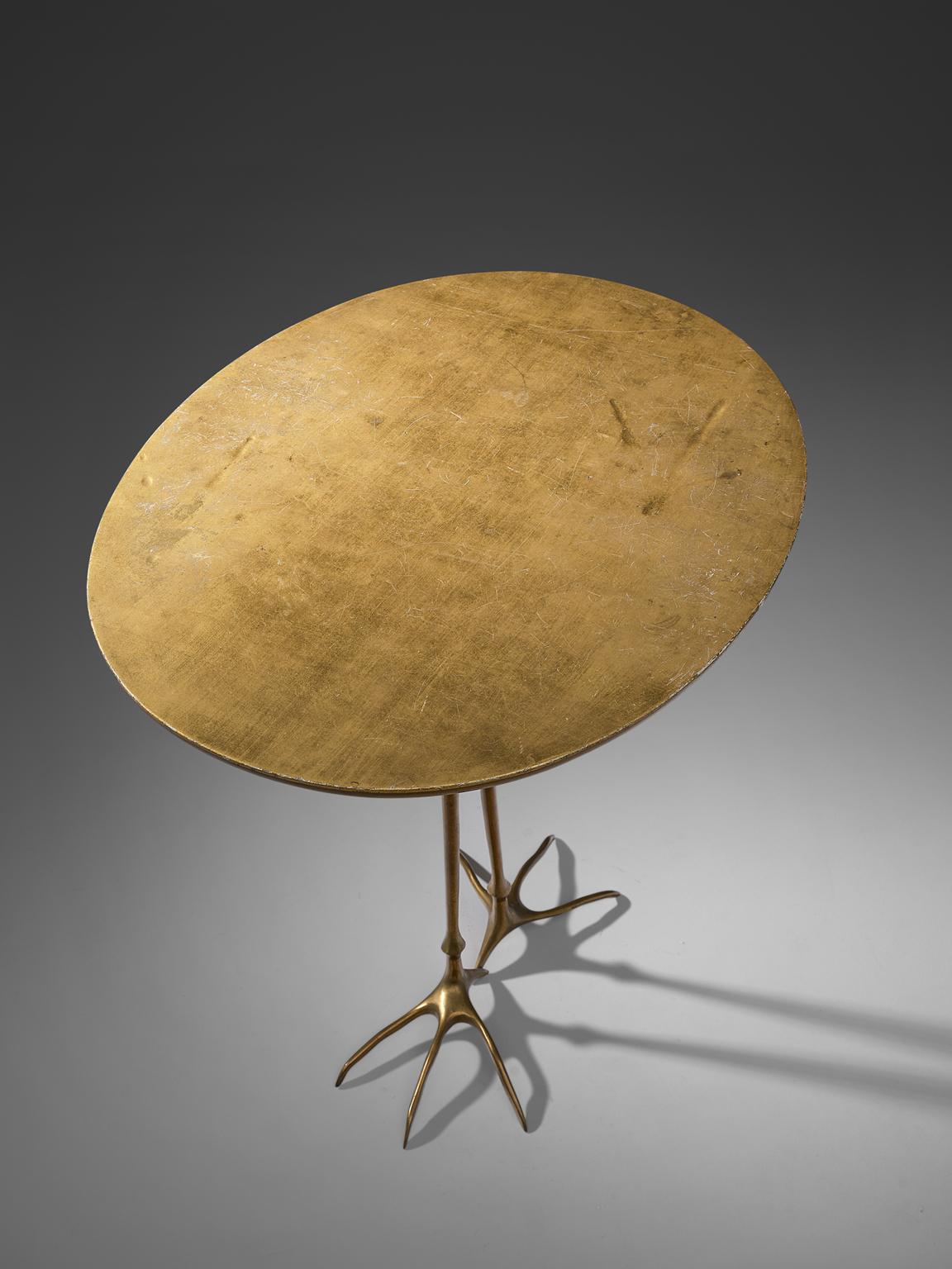 Post-Modern Meret Oppenheim Bronze 'Traccia' Coffee Table