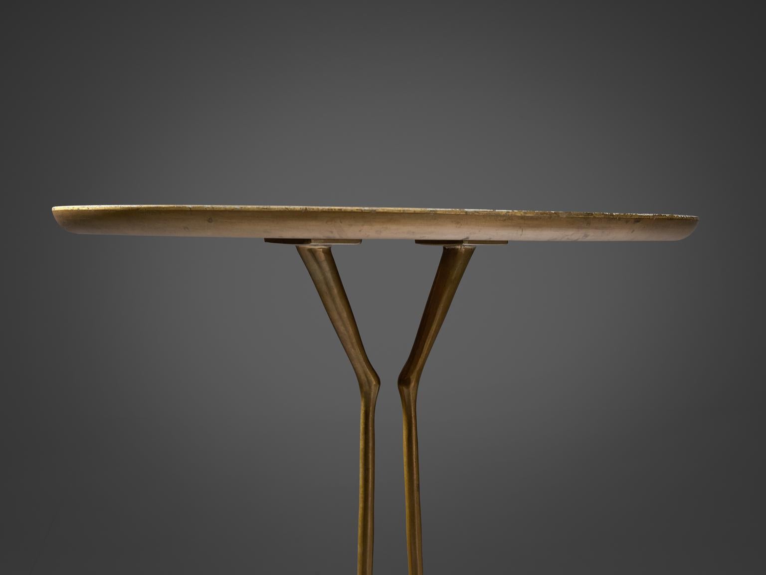 Meret Oppenheim Bronze 'Traccia' Coffee Table In Good Condition In Waalwijk, NL