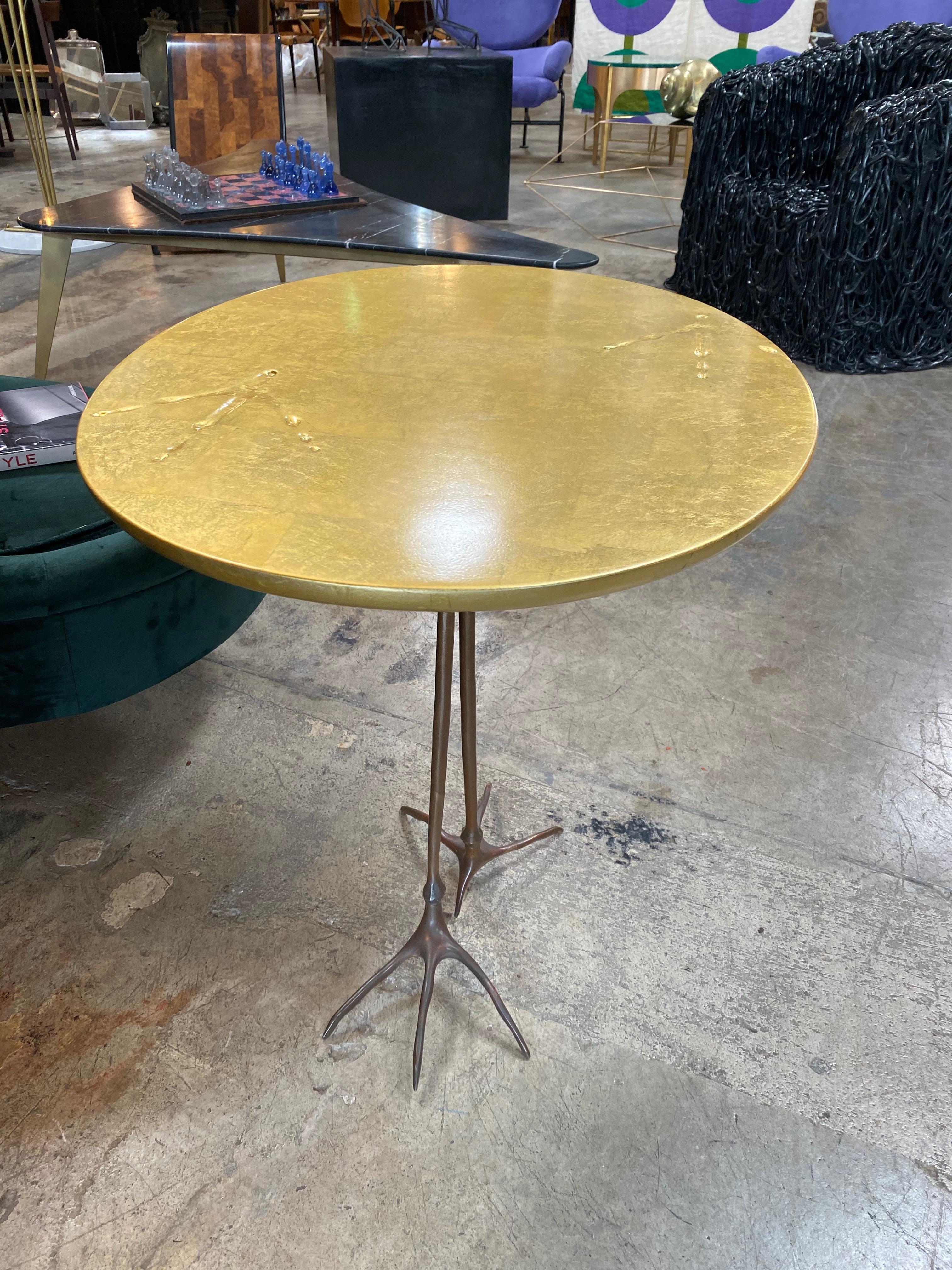 Meret Oppenheim Bronze 'Traccia' Coffee Table, Italy, 1972 In Good Condition In Los Angeles, CA