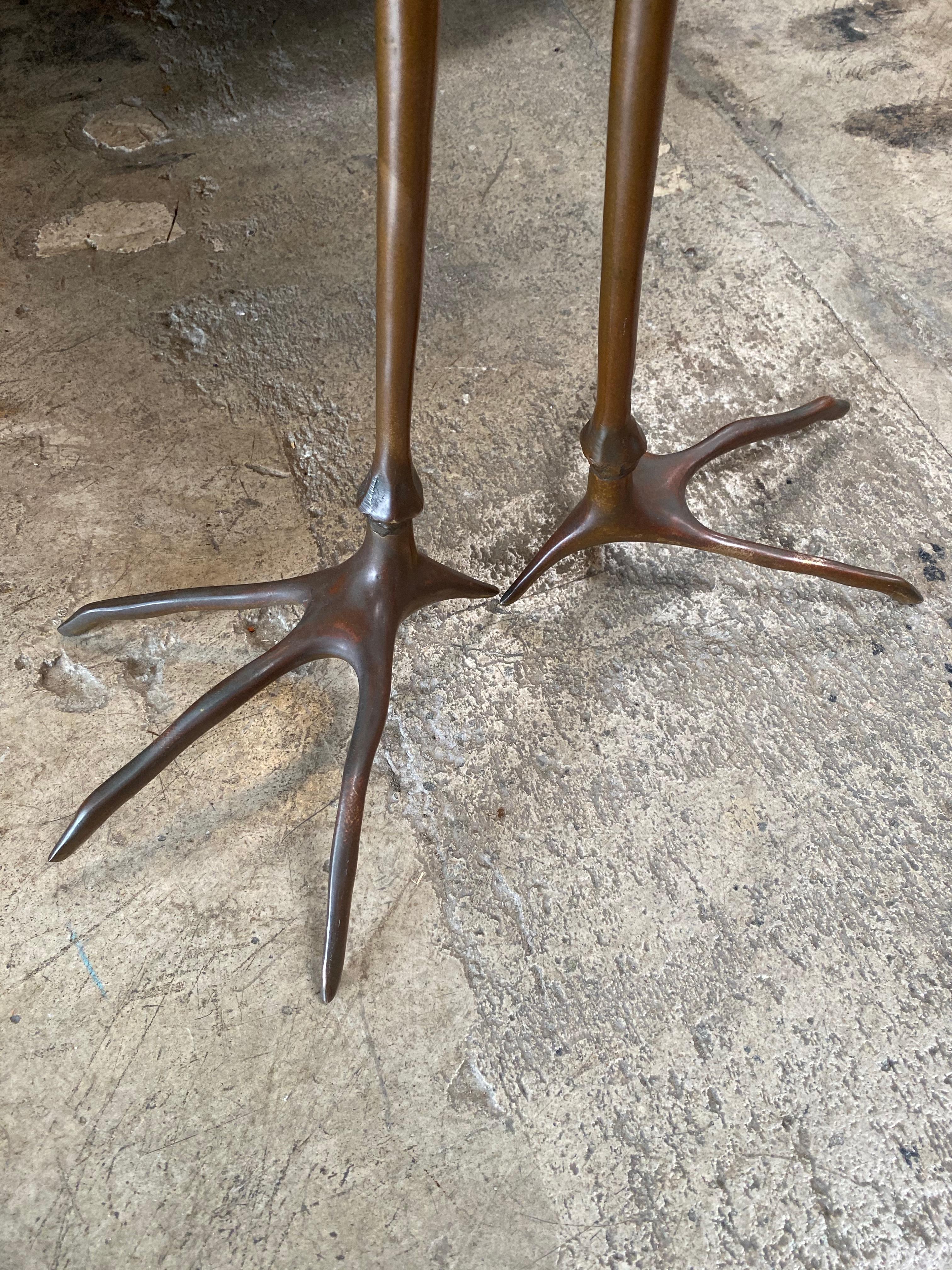 Late 20th Century Meret Oppenheim Bronze 'Traccia' Coffee Table, Italy, 1972