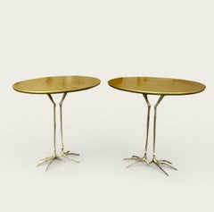 Meret Oppenheim Pair of 'Traccia' Tables, Studio Simon, Italy, circa 1972