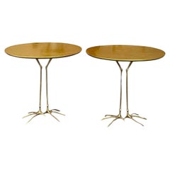 Meret Oppenheim Pair of 'Traccia' Tables, Studio Simon, Italy, circa 1972