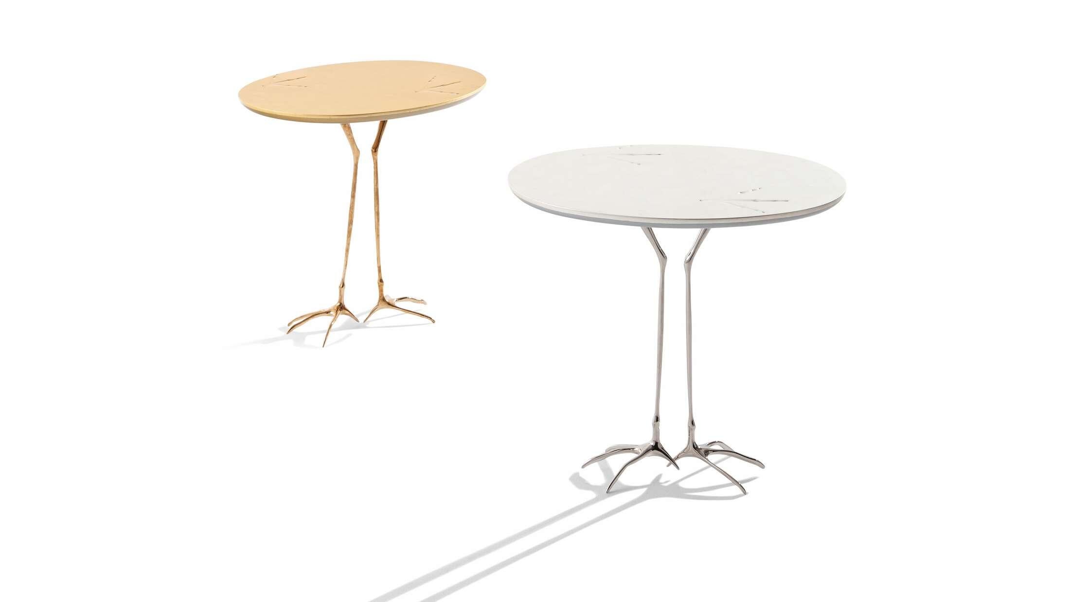 Francese Meret Oppenheim Set di due tavolini Traccia per Cassina in vendita