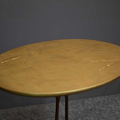 Meret Oppenheim Traccia Oval Table Bird’s Feet original Simon Label, Italy, 1972