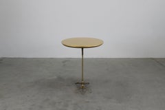 Meret Oppenheim Traccia Side Table in Wood Gold Leaf and Bronze by Gavina 1980s