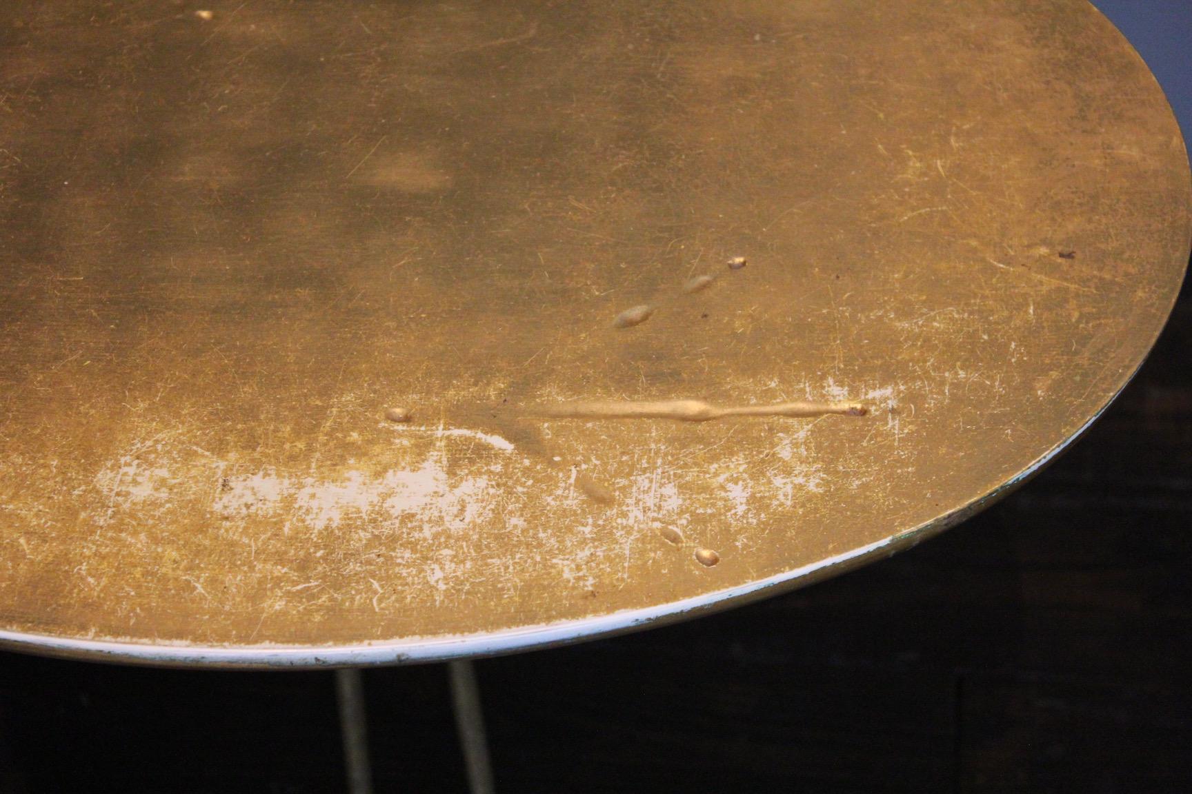 Gold Leaf Meret Oppenheim 'Traccia' Table, Studio Simon, 1972