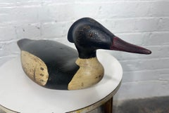 Merganser / Andre Broussard hand carved & painted Duck Decoy